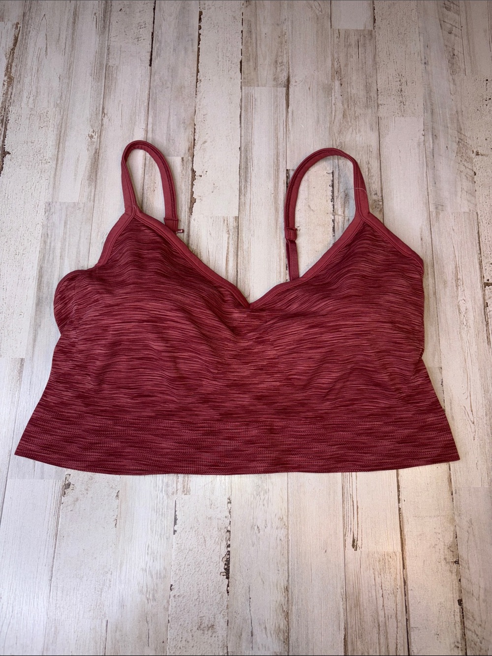 Old Navy Active Seamless Marled Rose Bralette Plus Size 4X